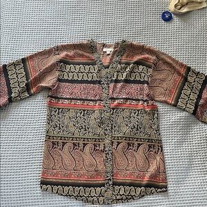 Allison Joy kimono jacket. XS. Barely worn. Multicolor